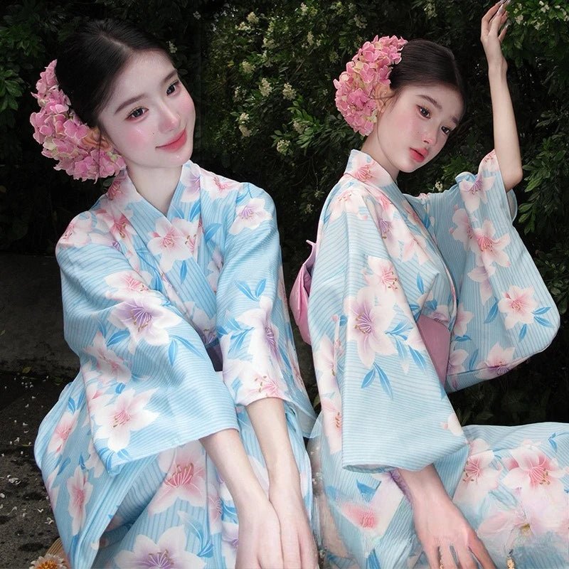 Japanese Kimono Women Formal Dress Traditional Japanese Yukata - Maxwell shop