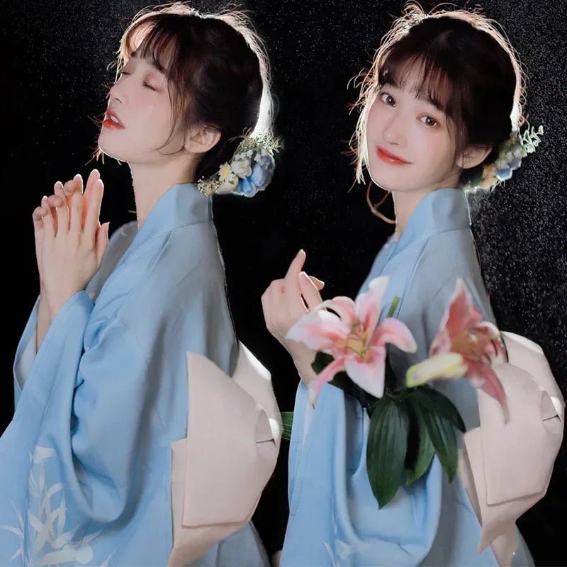 Japanese Kimono Women Formal Dress Traditional Japanese Yukata - Maxwell shop