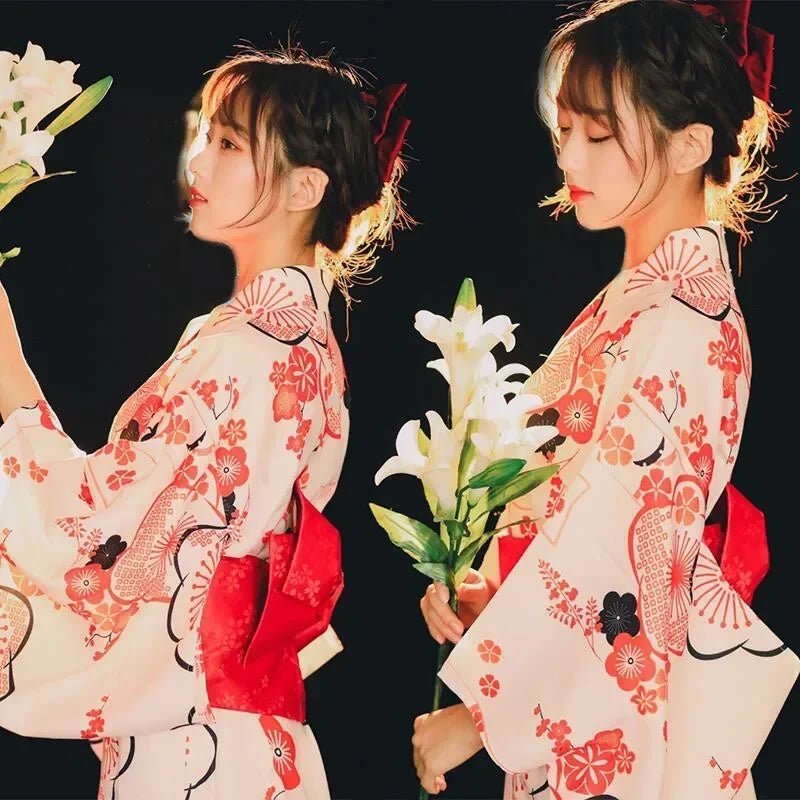 Japanese Kimono Women Formal Dress Traditional Japanese Yukata - Maxwell shop