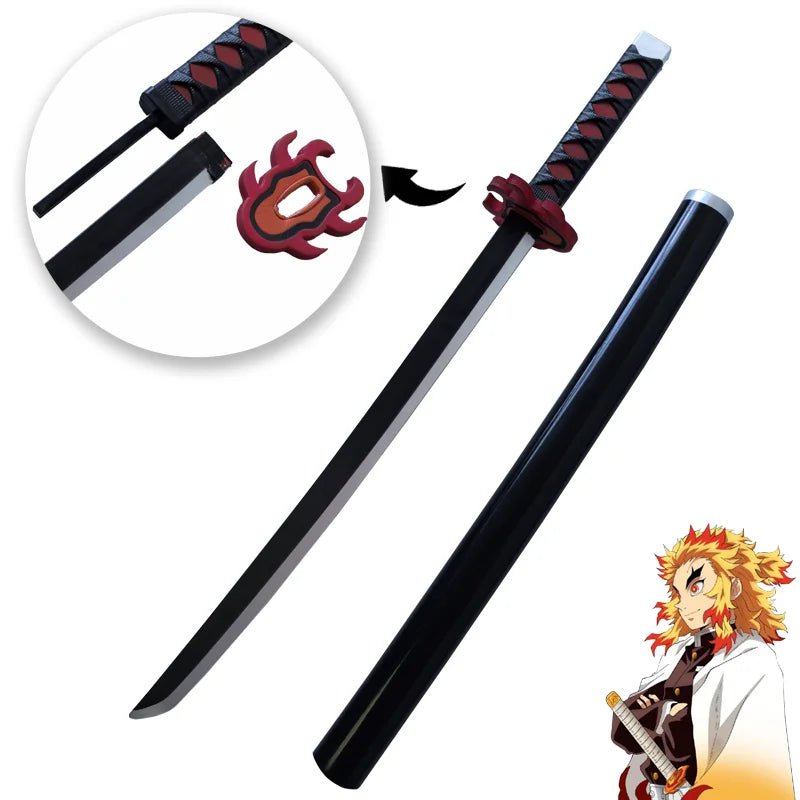 Kochou Shinobu Katana Original Assembled Anime Sword Cosplay Props Orange - Maxwell shop