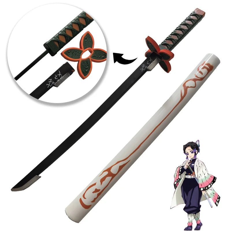 Kochou Shinobu Katana Original Assembled Anime Sword Cosplay Props Orange - Maxwell shop