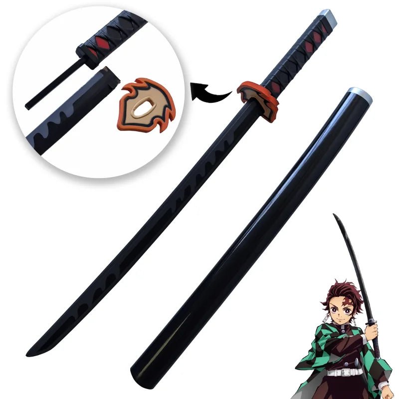 Kochou Shinobu Katana Original Assembled Anime Sword Cosplay Props Orange - Maxwell shop