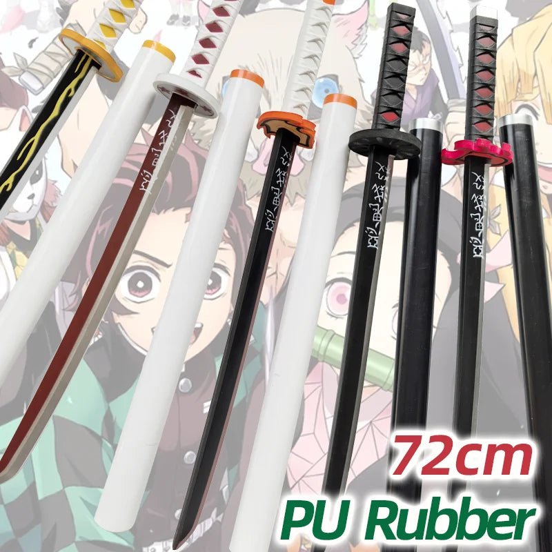Kochou Shinobu Katana Original Assembled Anime Sword Cosplay Props Orange - Maxwell shop