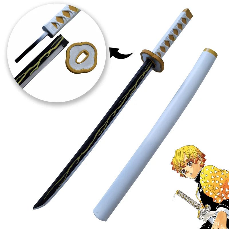 Kochou Shinobu Katana Original Assembled Anime Sword Cosplay Props Orange - Maxwell shop