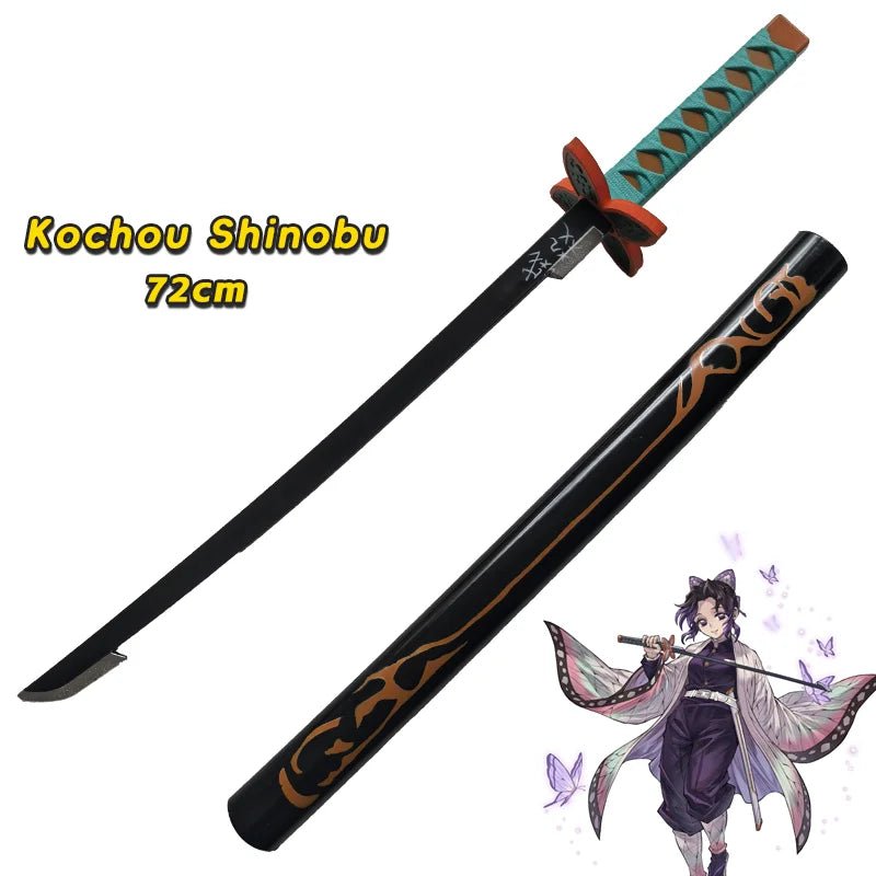 Kochou Shinobu Katana Original Assembled Anime Sword Cosplay Props Orange - Maxwell shop