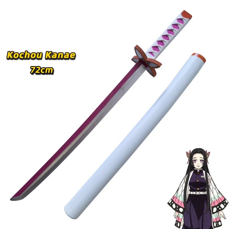 Kochou Shinobu Katana Original Assembled Anime Sword Cosplay Props Orange - Maxwell shop