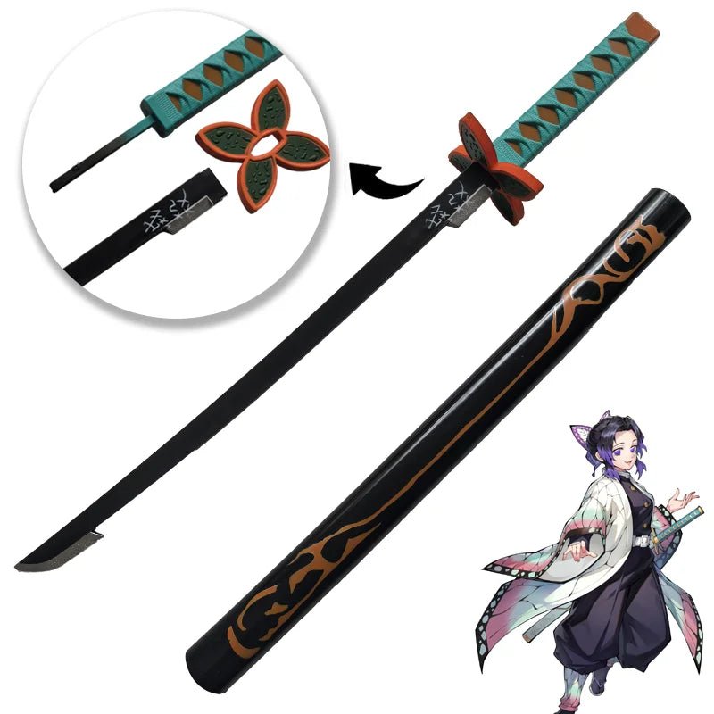 Kochou Shinobu Katana Original Assembled Anime Sword Cosplay Props Orange - Maxwell shop