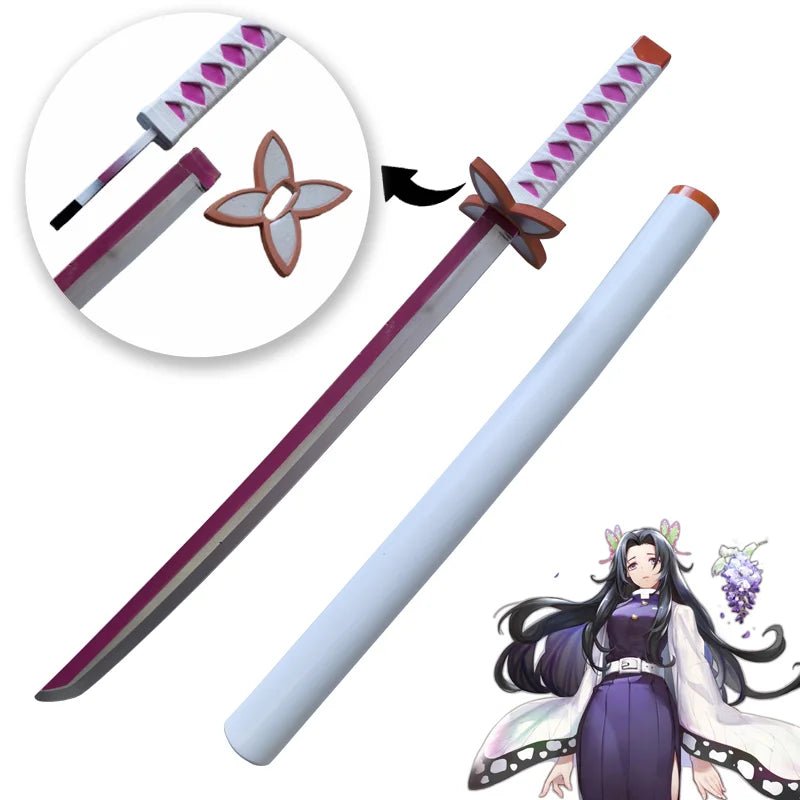 Kochou Shinobu Katana Original Assembled Anime Sword Cosplay Props Orange - Maxwell shop
