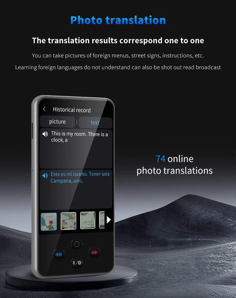 Language Translator Device Support 138 Traductor De Idiomas En Tiempo Real Translation - Maxwell shop