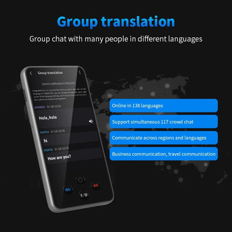 Language Translator Device Support 138 Traductor De Idiomas En Tiempo Real Translation - Maxwell shop