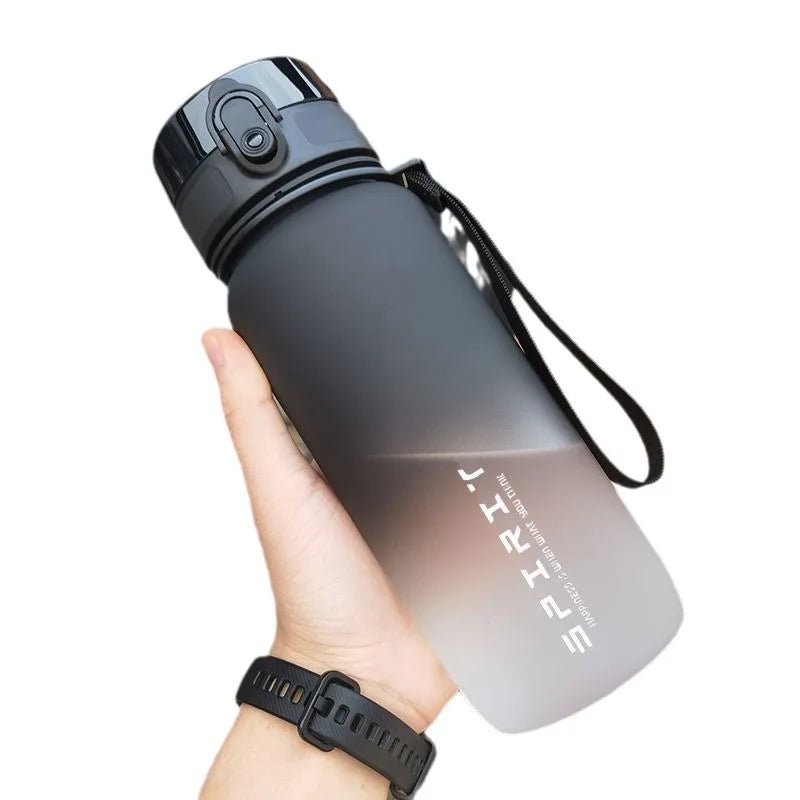Large Capacity Sports Water Bottle Leak Proof Colorful Plastic Cup Drinking Outdoor - Maxwell shop