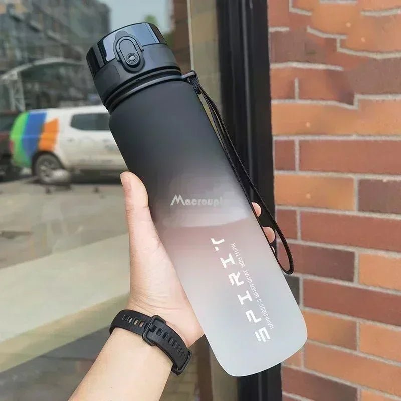 Large Capacity Sports Water Bottle Leak Proof Colorful Plastic Cup Drinking Outdoor - Maxwell shop