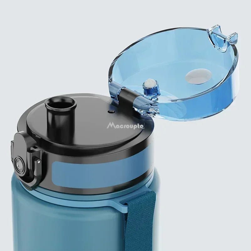 Large Capacity Sports Water Bottle Leak Proof Colorful Plastic Cup Drinking Outdoor - Maxwell shop