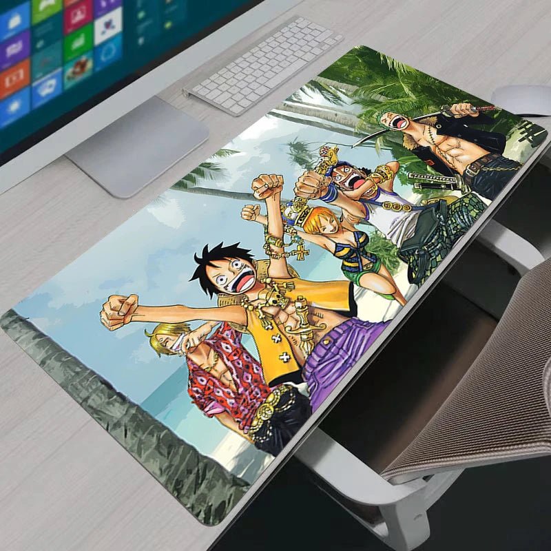 Mouse Pad Large Keyboard NonSlip Rubber Computer Carpet Japan Anime One Piece - Maxwell shop