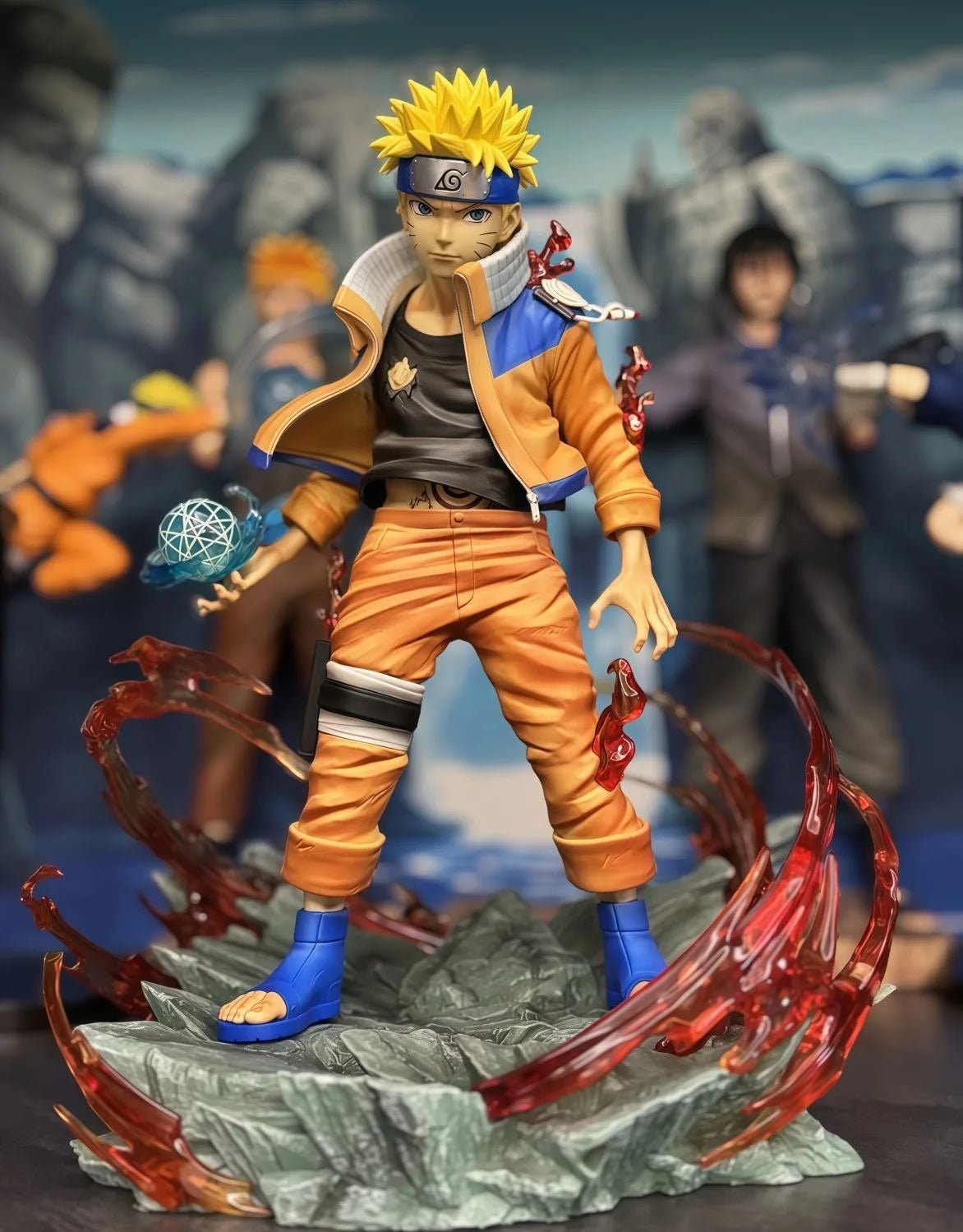 Naruto Figure Uzumaki Naruto Action Figures Two Heads Figurine Pvc Doll Statue - Maxwell shop