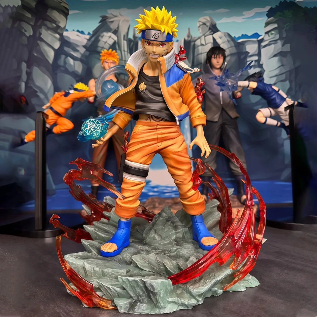 Naruto Figure Uzumaki Naruto Action Figures Two Heads Figurine Pvc Doll Statue - Maxwell shop