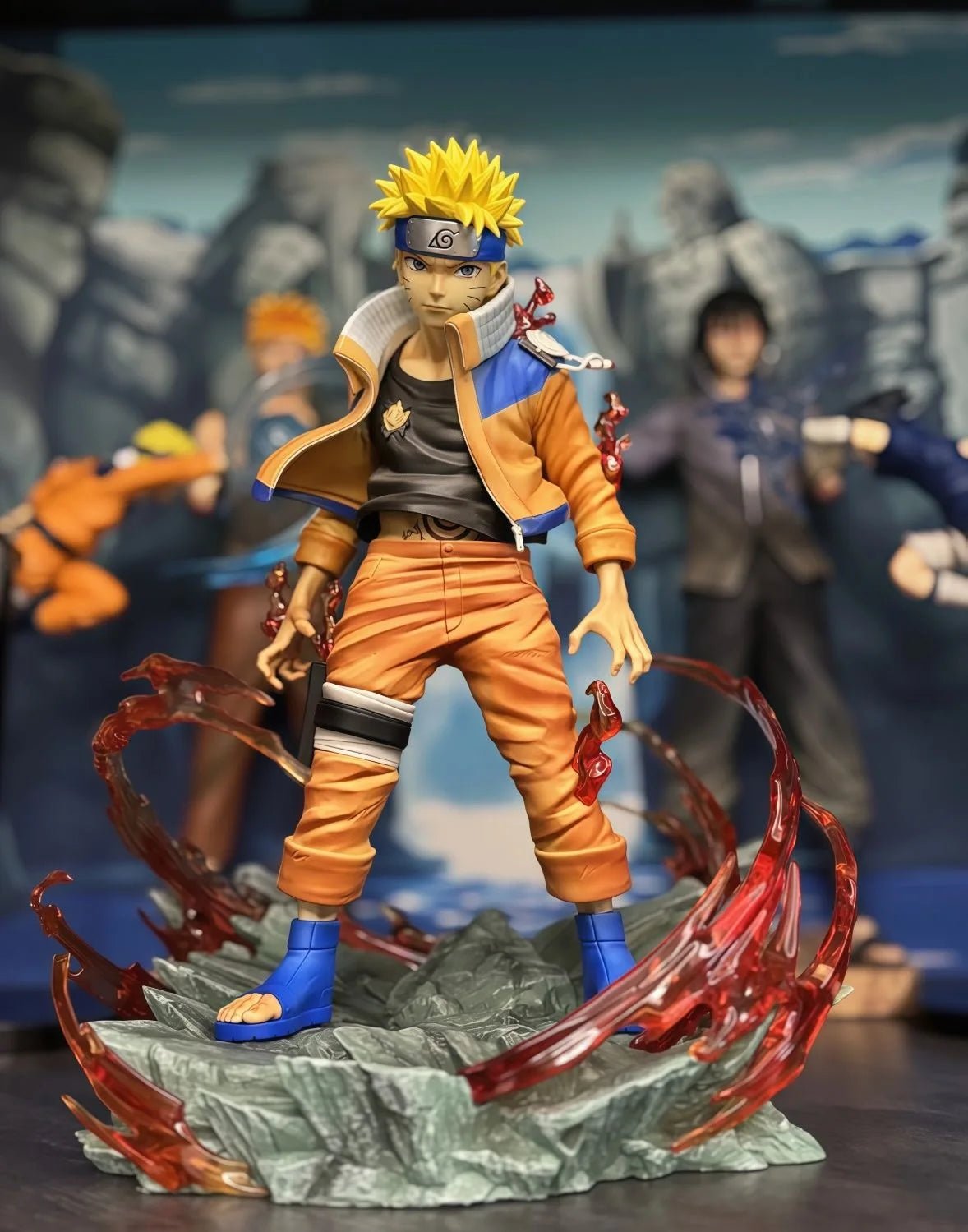 Naruto Figure Uzumaki Naruto Action Figures Two Heads Figurine Pvc Doll Statue - Maxwell shop
