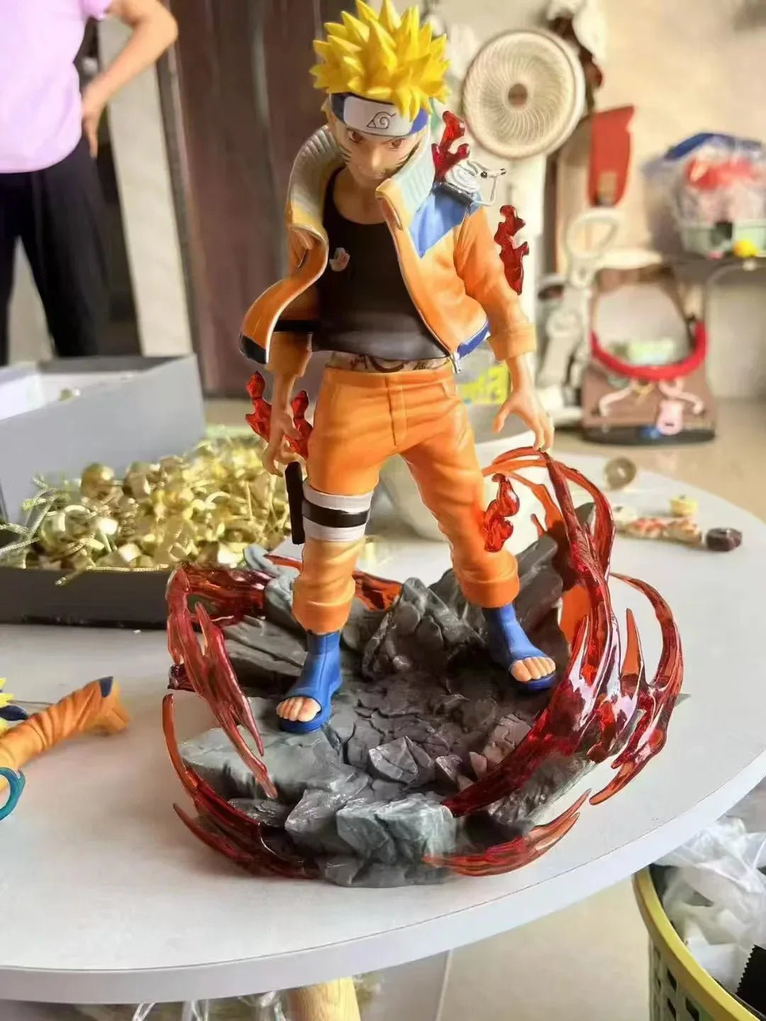 Naruto Figure Uzumaki Naruto Action Figures Two Heads Figurine Pvc Doll Statue - Maxwell shop