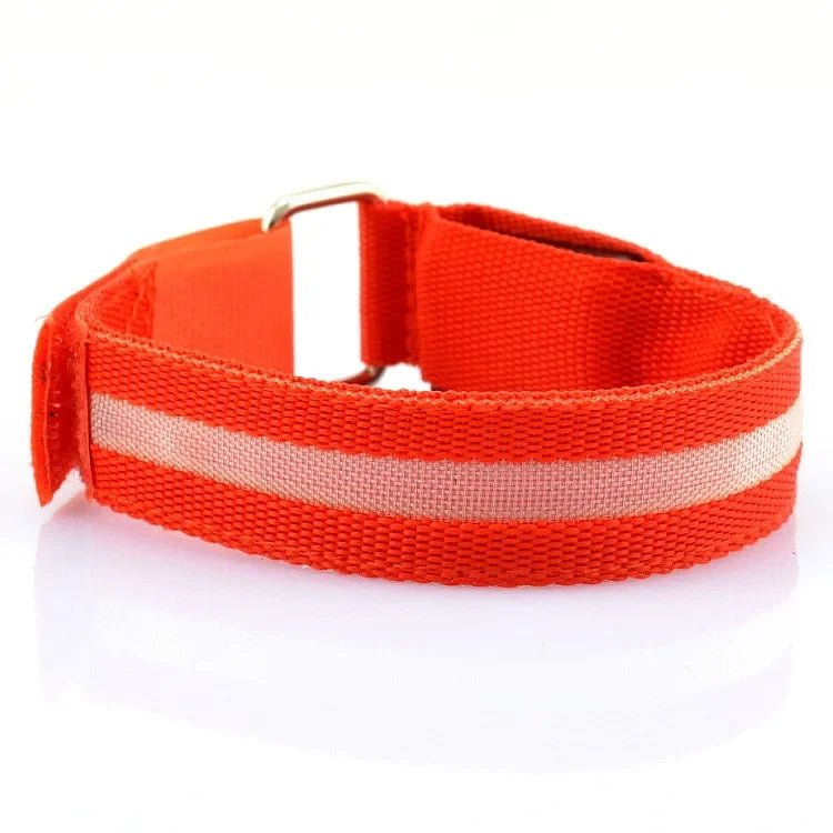 Night Running Armband LED Light Outdoor Sports USB Rechargeable Safety Belt Arm Leg - Maxwell shop