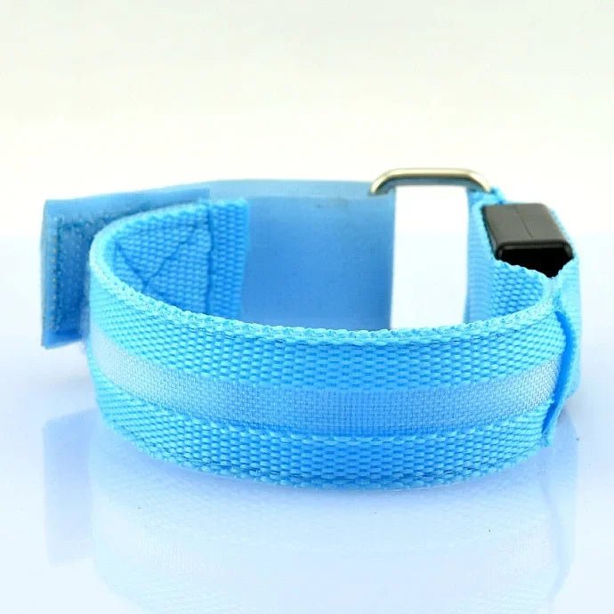 Night Running Armband LED Light Outdoor Sports USB Rechargeable Safety Belt Arm Leg - Maxwell shop