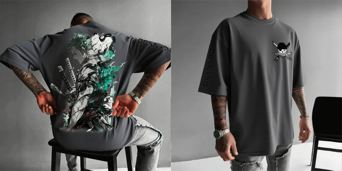 One Piece Zoro Anime Men's Short Sleeve T-shirt - Maxwell shop