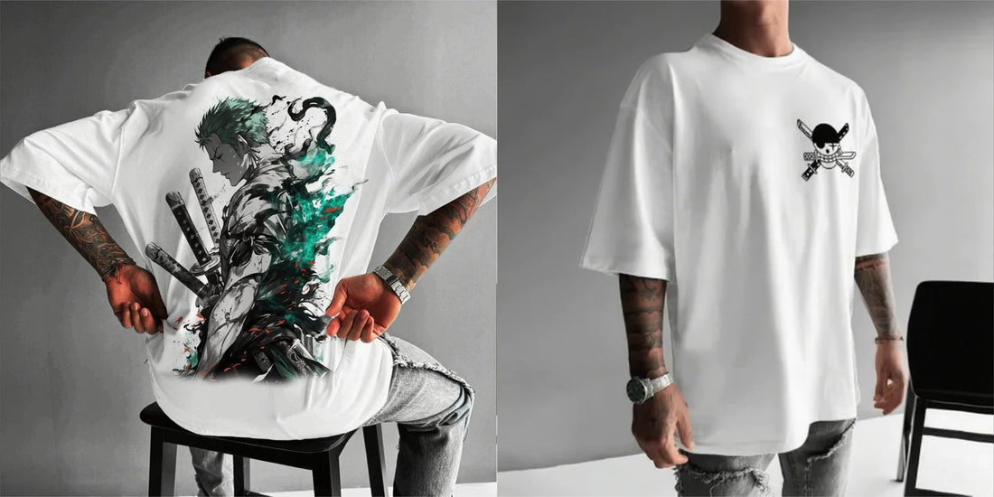 One Piece Zoro Anime Men's Short Sleeve T-shirt - Maxwell shop