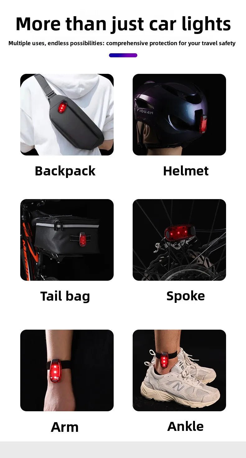 Outdoor Night Cycling Light, Night Running Warning Light - Maxwell shop