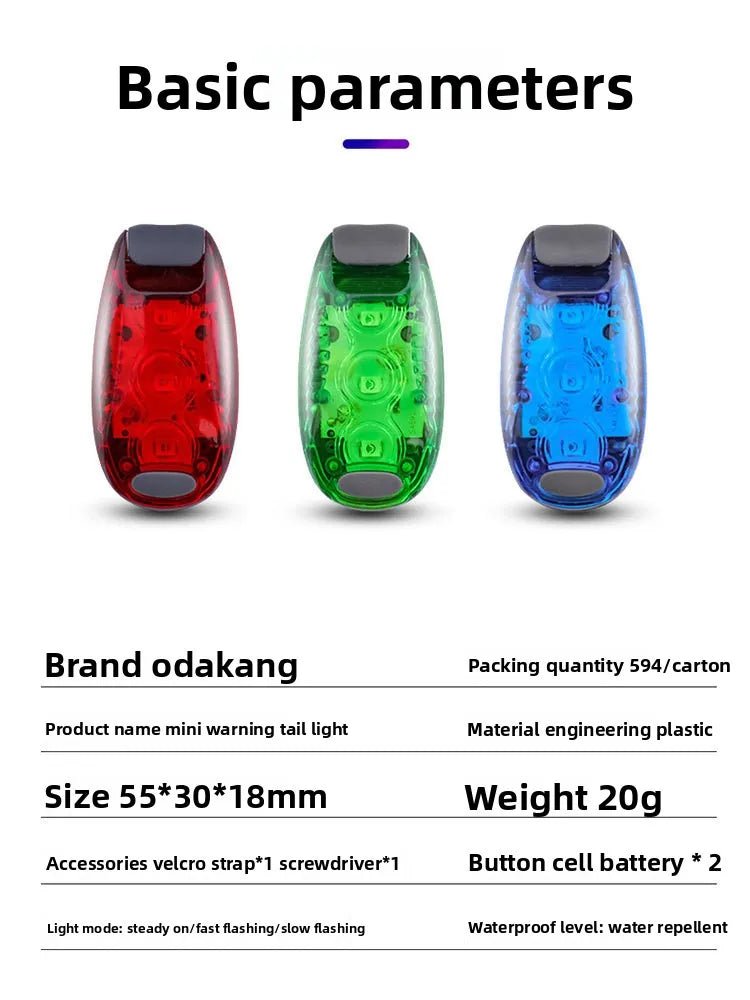 Outdoor Night Cycling Light, Night Running Warning Light - Maxwell shop