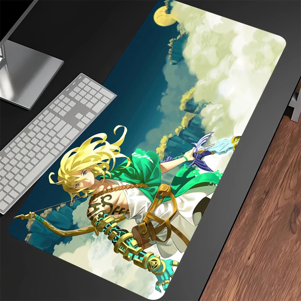 PC Gamer Mousepad Gaming Keyboard Computer Pads Zeldas Of Legends - Maxwell shop