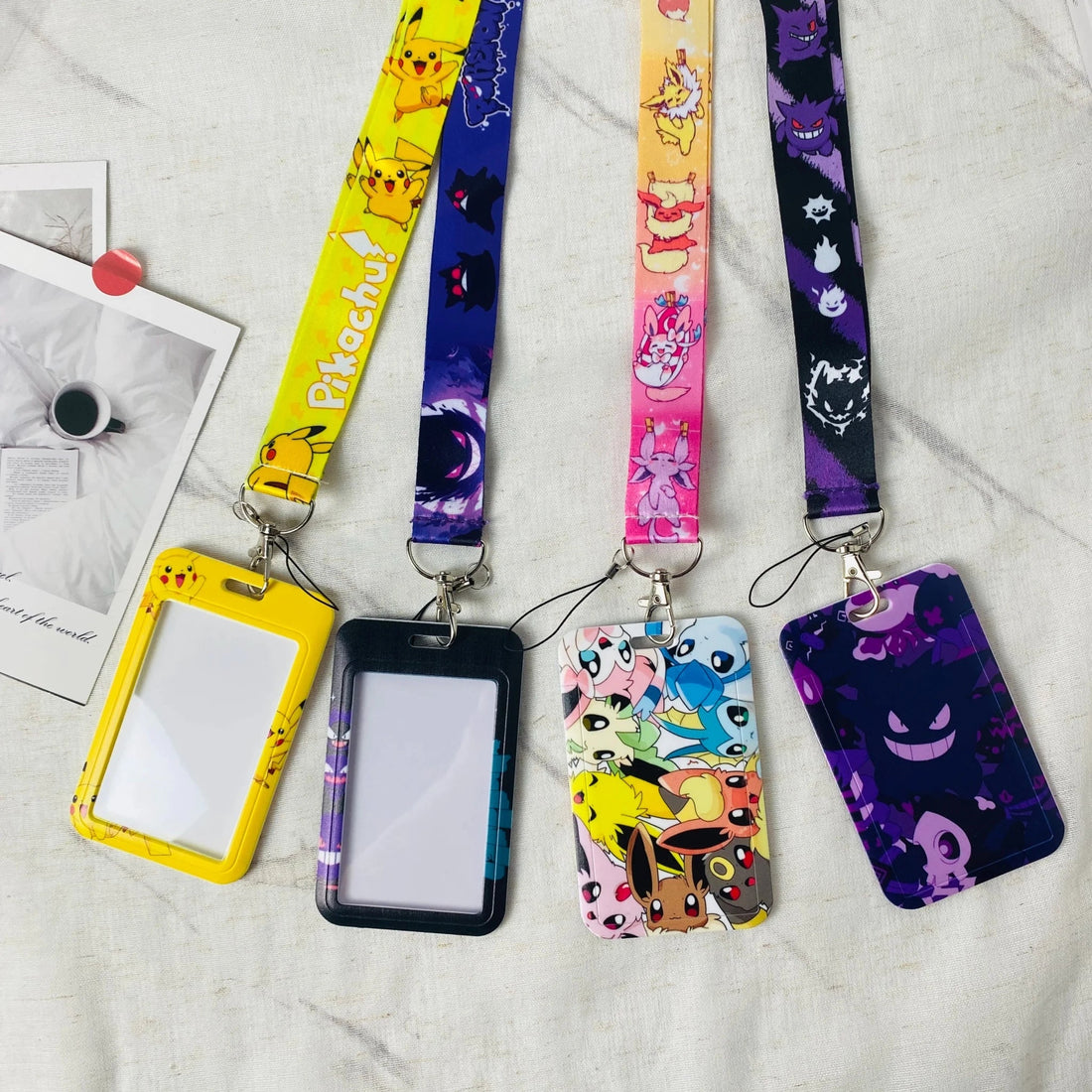 Pokémon Card Cases Card Lanyard Key Cosplay Badge ID Cards Holders Neck Straps - Samurai Max