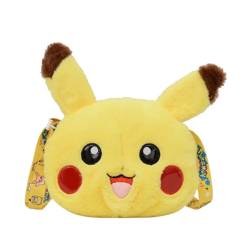 Pokemon Cute Plush Crossbody Bag Anime Figure Messenger Bag Large Capacity Storage - Maxwell shop