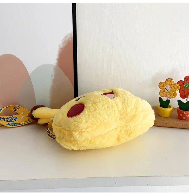 Pokemon Cute Plush Crossbody Bag Anime Figure Messenger Bag Large Capacity Storage - Maxwell shop