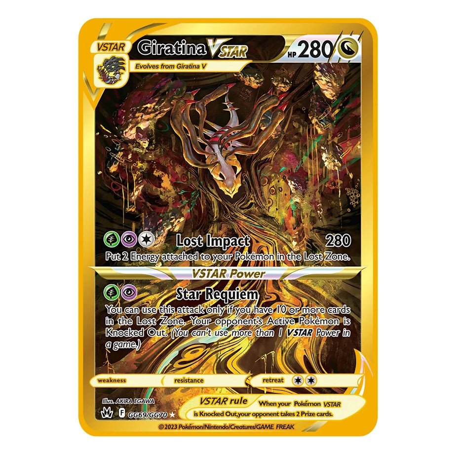 Pokemon Metal Card 10000 Points Arceus Charizard Super Card Golden English Mewtwo - Maxwell shop