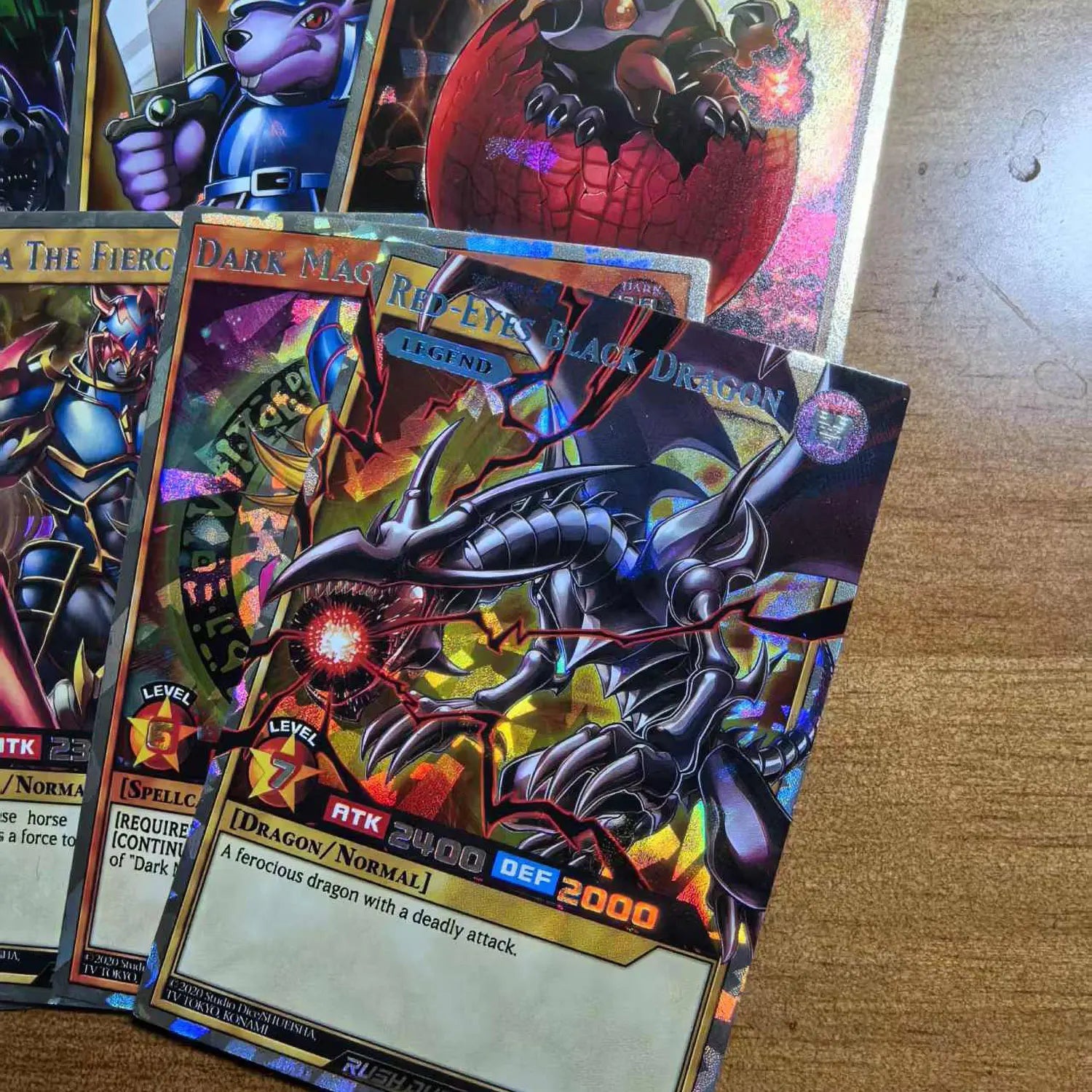 RUSH DUEL DIY 72Pcs New YU GI OH Cards Classical Duel Monster Collection Red Blue - Maxwell shop