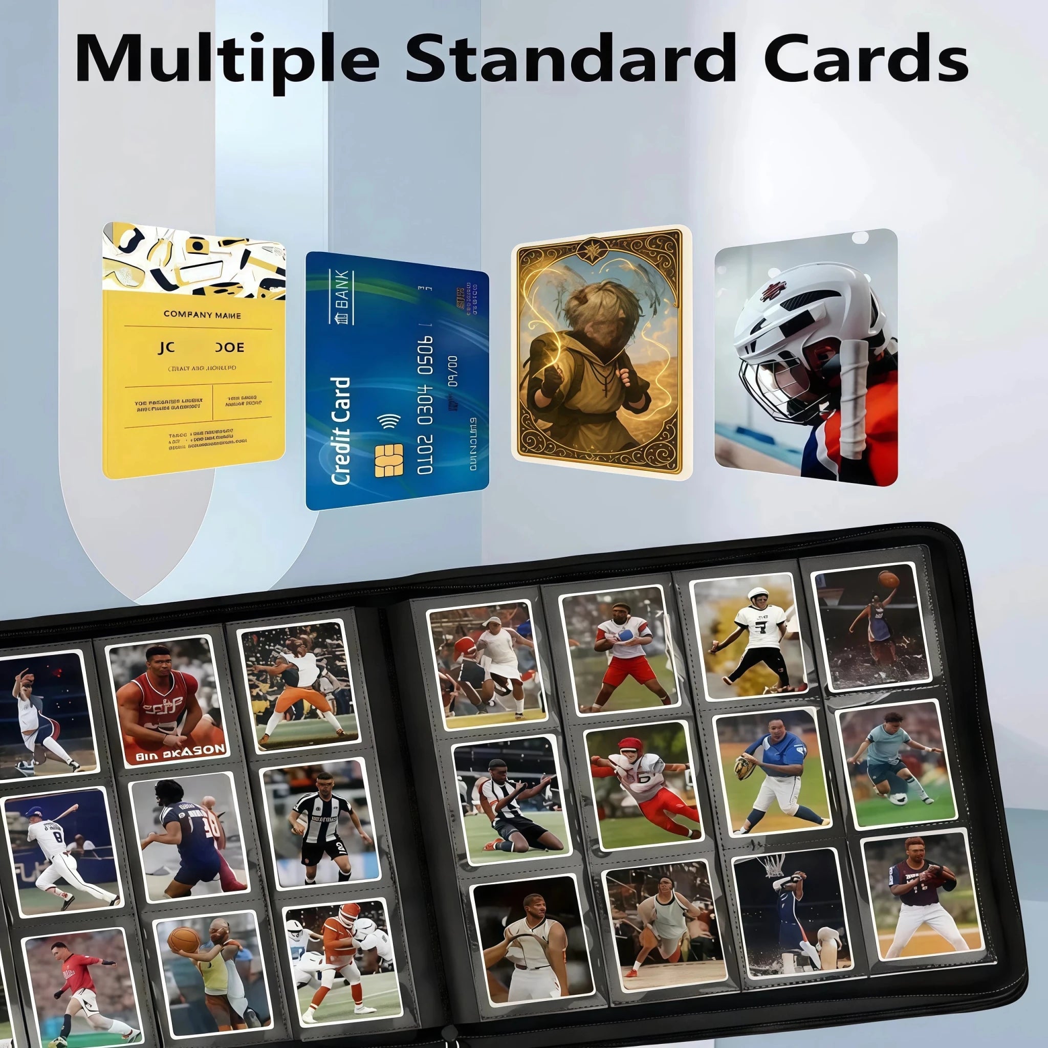 Trading Card Binder with 12 Pockets, Tcg Binder, with 480 Side-Loading Pockets - Maxwell shop