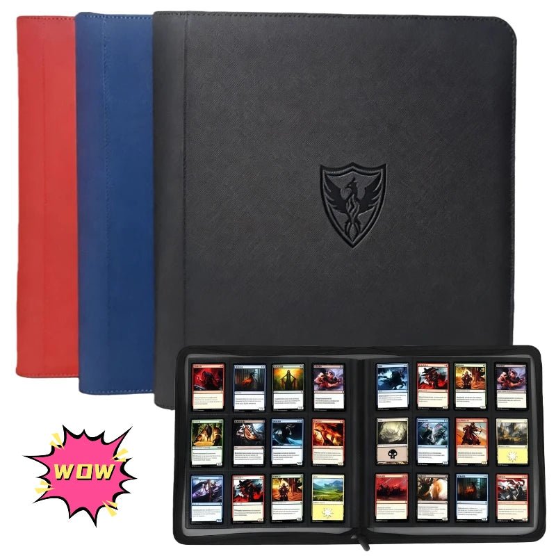 Trading Card Binder with 12 Pockets, Tcg Binder, with 480 Side-Loading Pockets - Maxwell shop