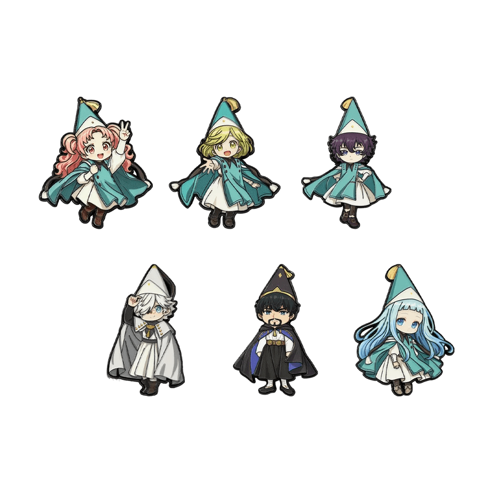 Witch Hat Atelier Enamel Pin Set - 6PCS Coco Agott Olruggio Richeh Anime Brooch Collection - Maxwell shop