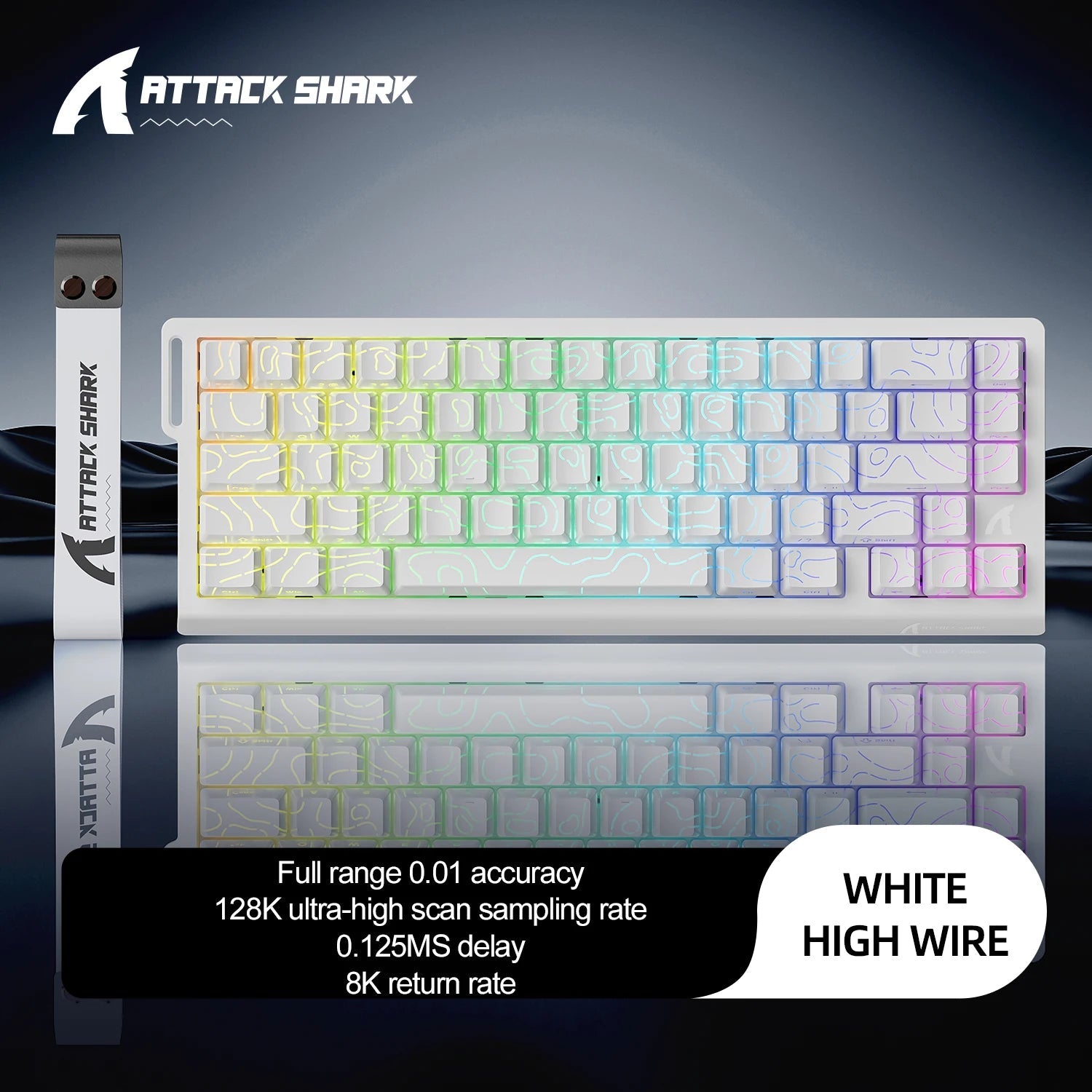 X68HE ATTACK SHARK Magnetic Gaming Keyboard Mechanical Wired for Pro Gaming - Maxwell shop