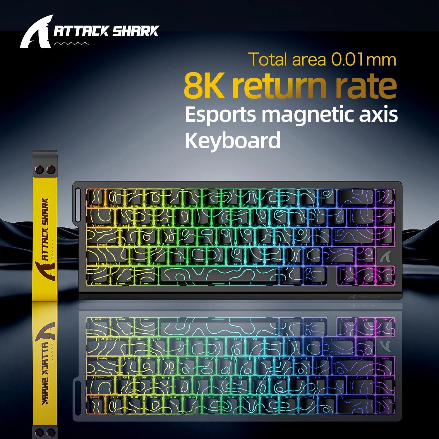 X68HE ATTACK SHARK Magnetic Gaming Keyboard Mechanical Wired for Pro Gaming - Maxwell shop