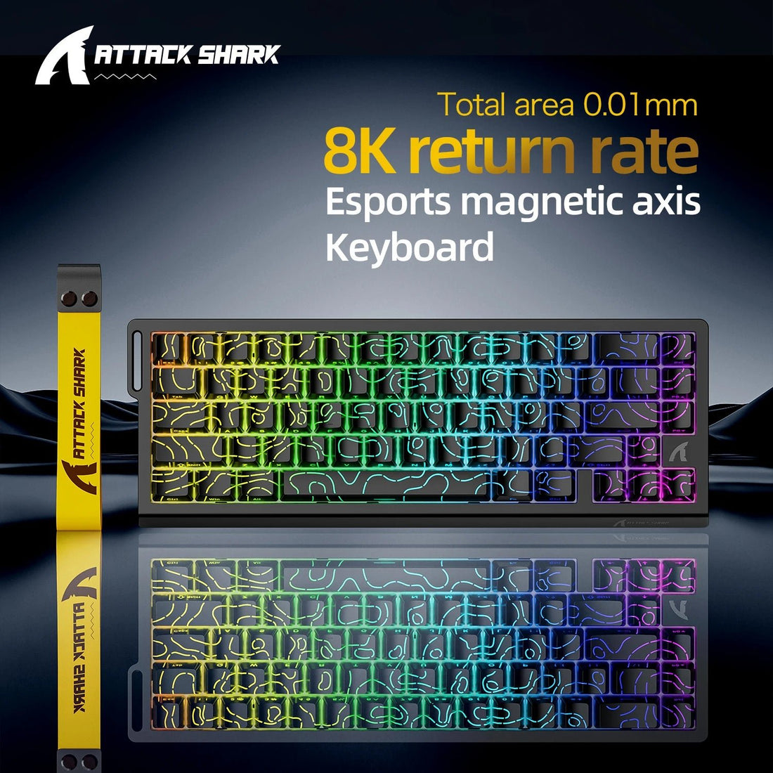 X68HE ATTACK SHARK Magnetic Gaming Keyboard Mechanical Wired for Pro Gaming - Maxwell shop