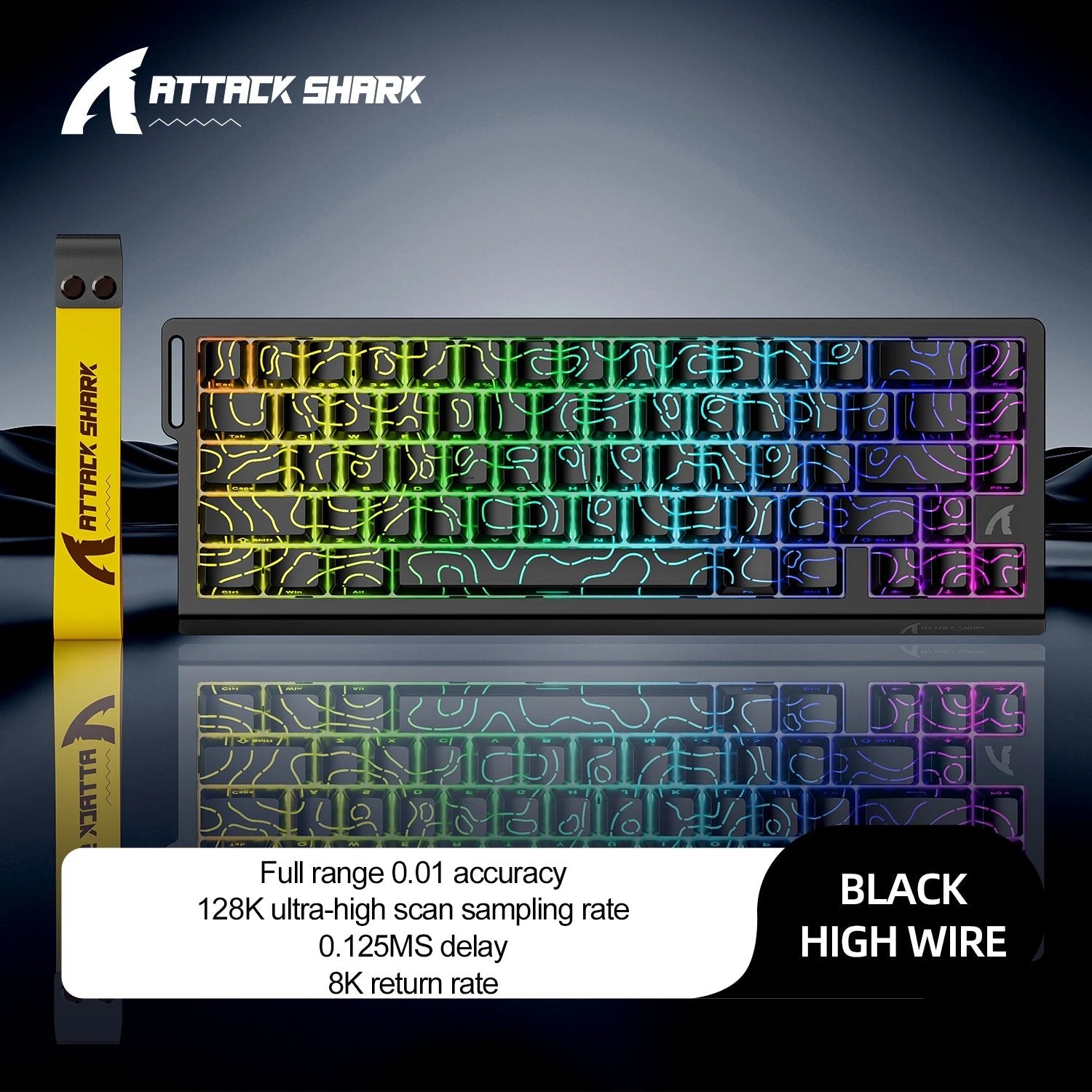 X68HE ATTACK SHARK Magnetic Gaming Keyboard Mechanical Wired for Pro Gaming - Maxwell shop