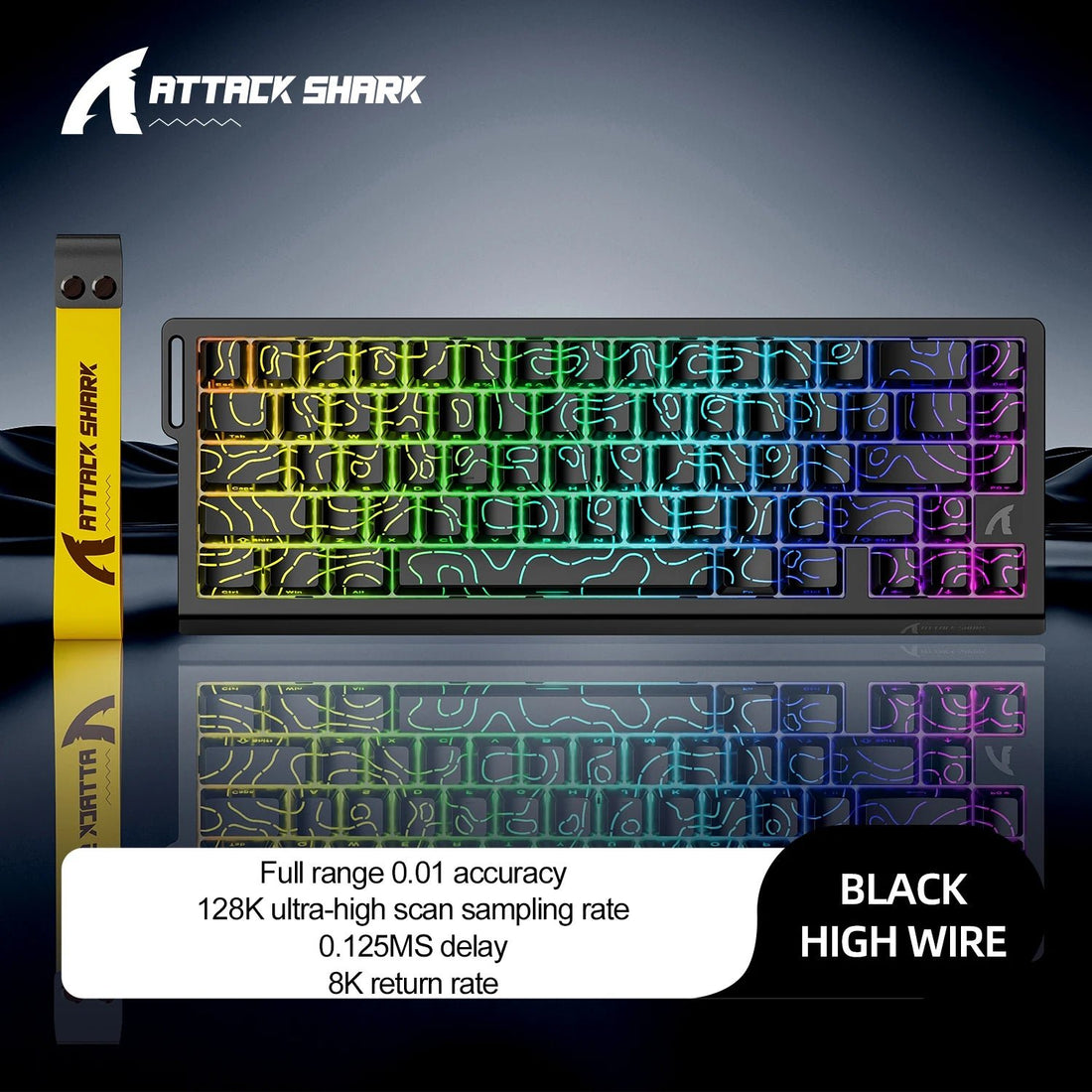 X68HE ATTACK SHARK Magnetic Gaming Keyboard Mechanical Wired for Pro Gaming - Maxwell shop