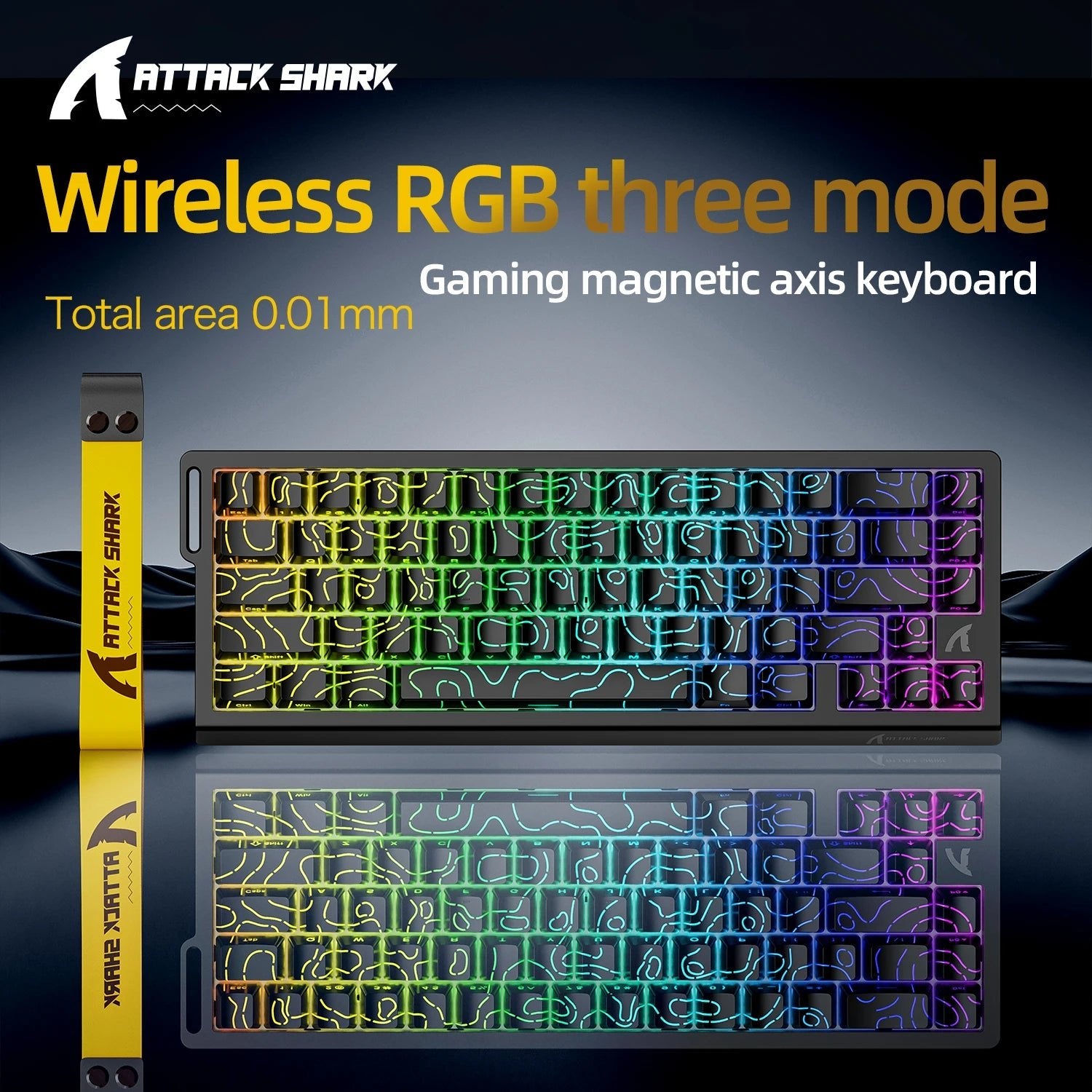 X68HE ATTACK SHARK Magnetic Gaming Keyboard Mechanical Wired for Pro Gaming - Maxwell shop