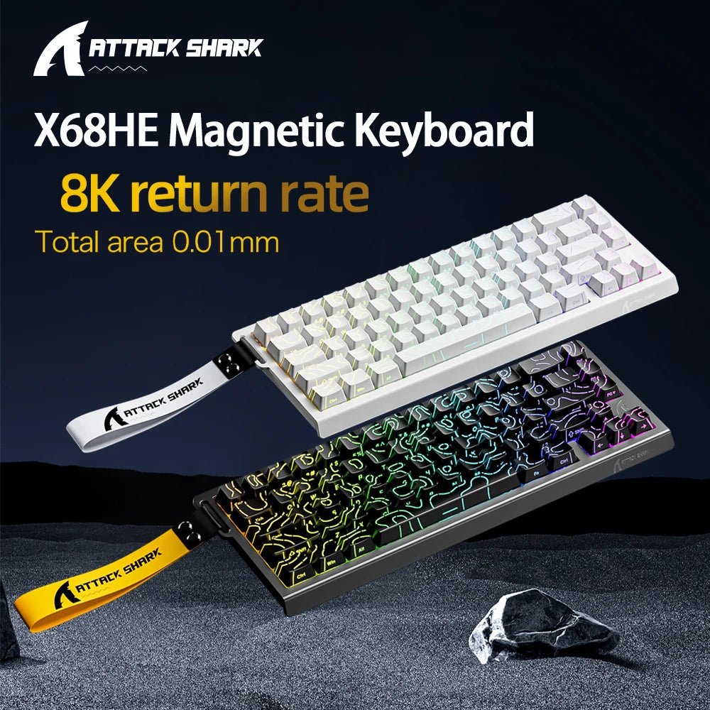 X68HE ATTACK SHARK Magnetic Gaming Keyboard Mechanical Wired for Pro Gaming - Maxwell shop