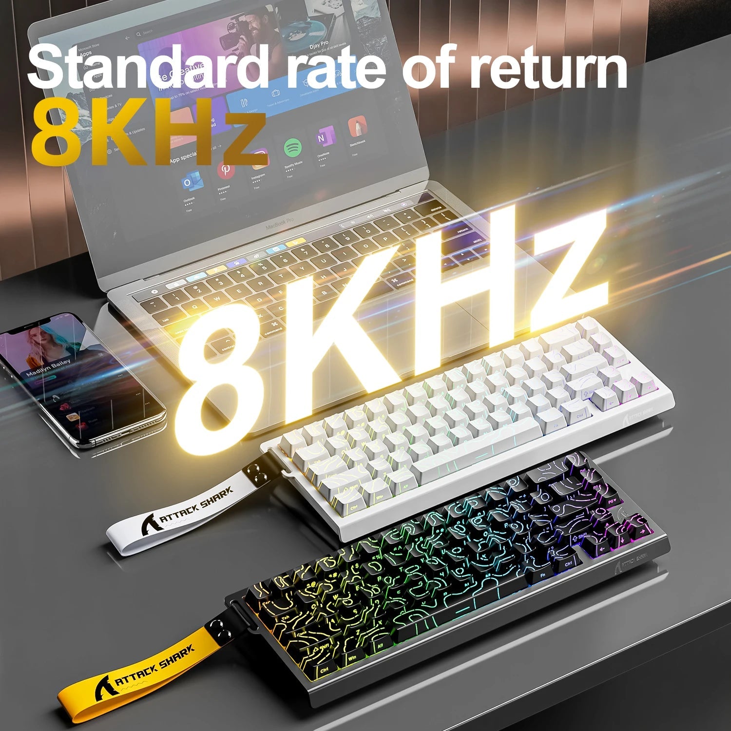 X68HE ATTACK SHARK Magnetic Gaming Keyboard Mechanical Wired for Pro Gaming - Maxwell shop