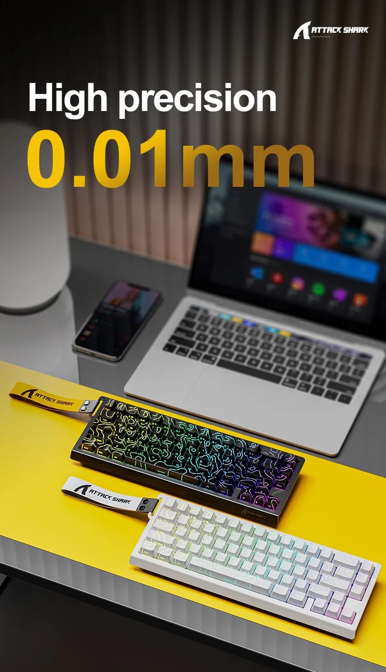X68HE ATTACK SHARK Magnetic Gaming Keyboard Mechanical Wired for Pro Gaming - Maxwell shop