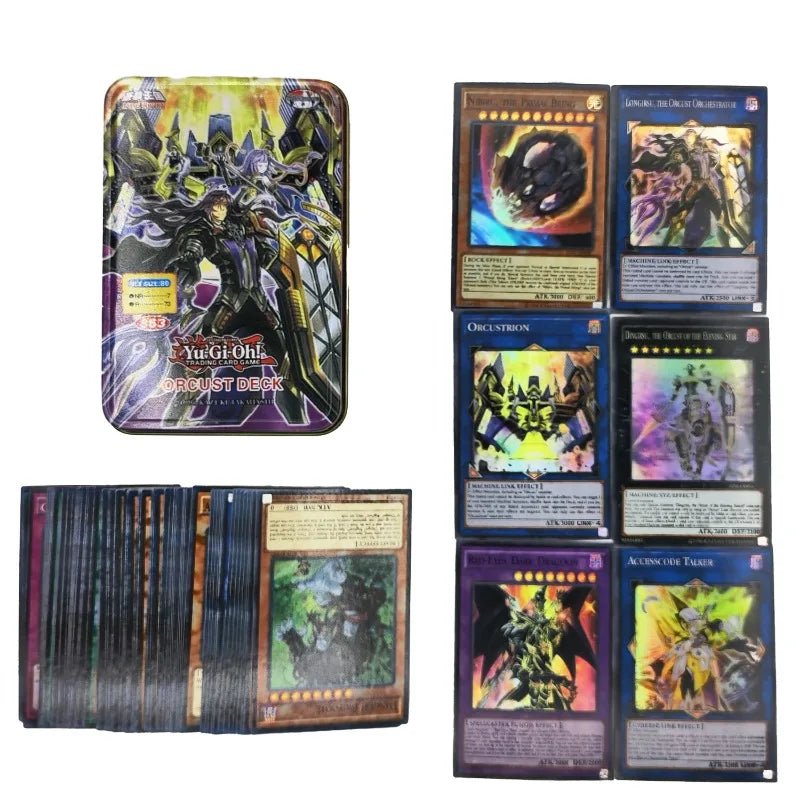 Yu Gi Oh Cards KAIBA PACK 3 Card Deck English TCG Holographic Golden White Dragon - Maxwell shop