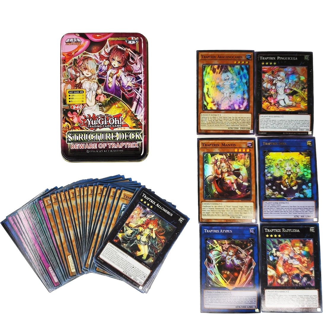 Yu Gi Oh Cards KAIBA PACK 3 Card Deck English TCG Holographic Golden White Dragon - Maxwell shop