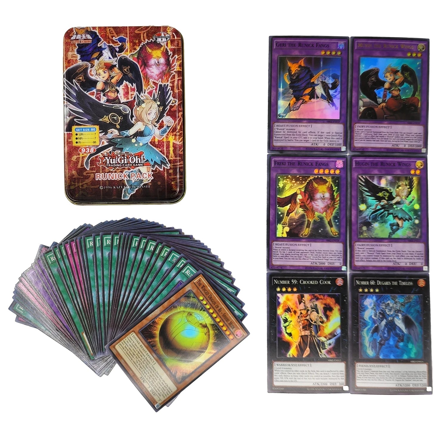 Yu Gi Oh Cards KAIBA PACK 3 Card Deck English TCG Holographic Golden White Dragon - Maxwell shop