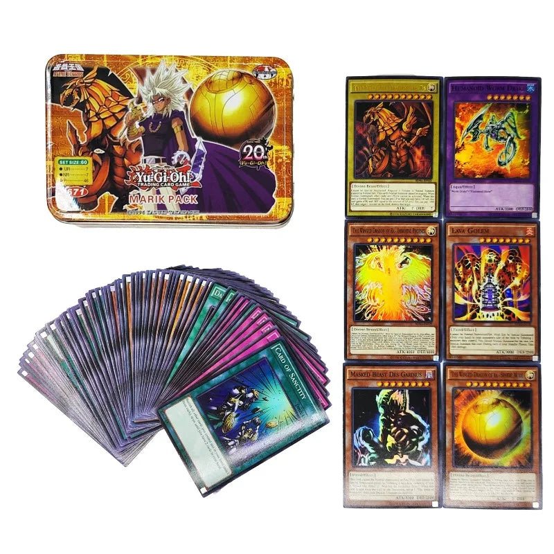 Yu Gi Oh Cards KAIBA PACK 3 Card Deck English TCG Holographic Golden White Dragon - Maxwell shop